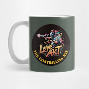 Love art paintball Mug